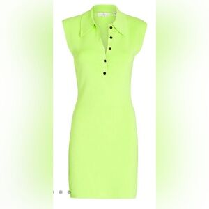 A.L.C. Taylor Knit Mini Dress in Green Size S